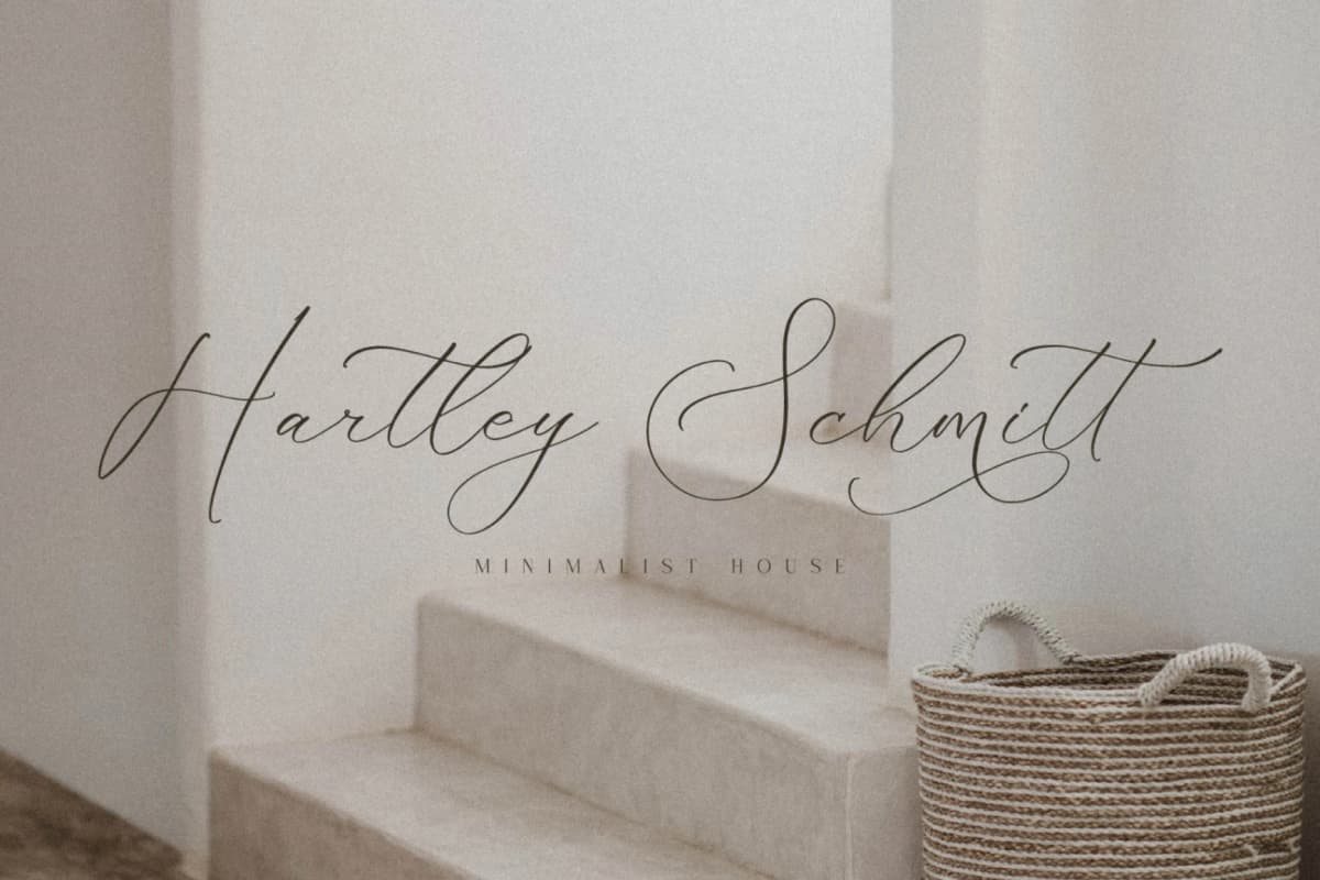 Preview 6 for Fattrios Schudnel - Chic Calligraphy Font