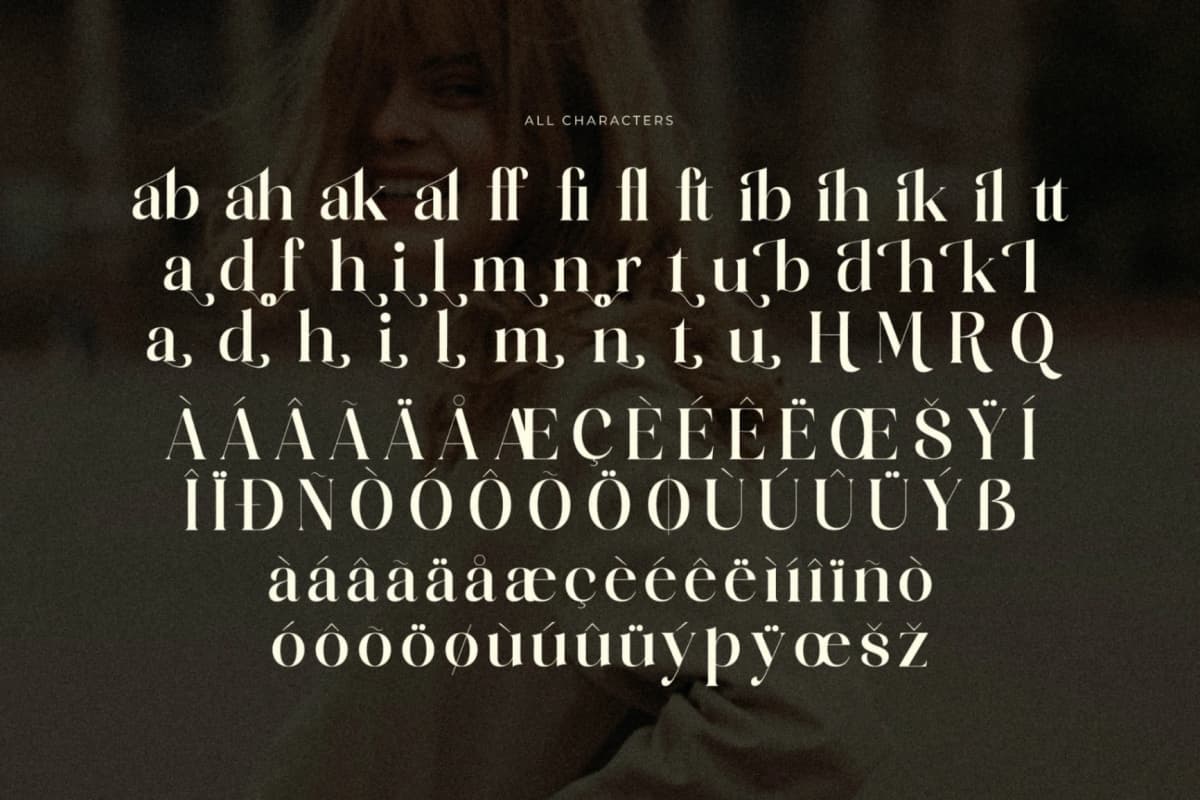 Milkalte - Modern Serif Font font preview 14