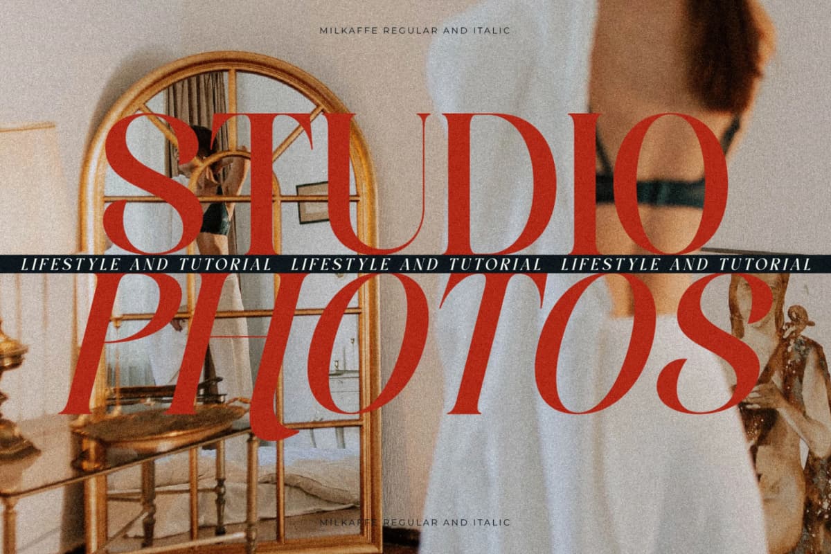 Milkalte - Modern Serif Font font preview 6