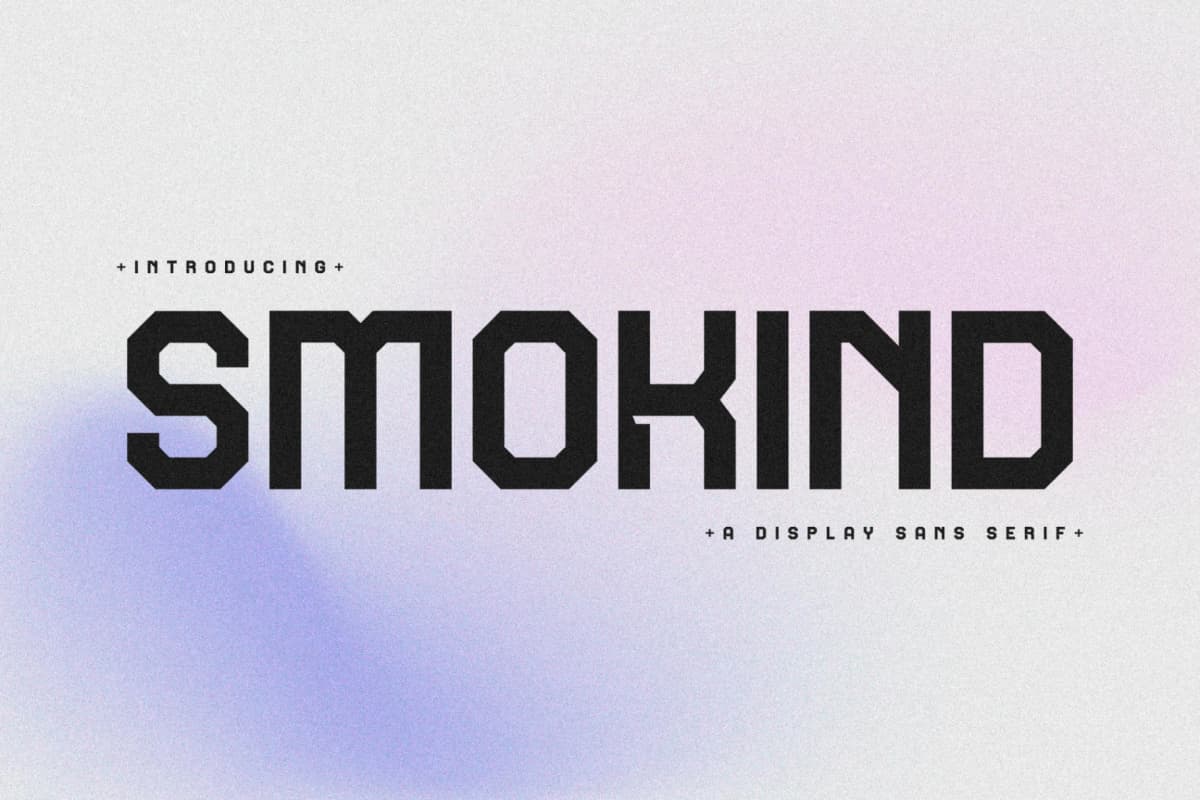 Preview 1 for Smokind - Display Sans Serif Font