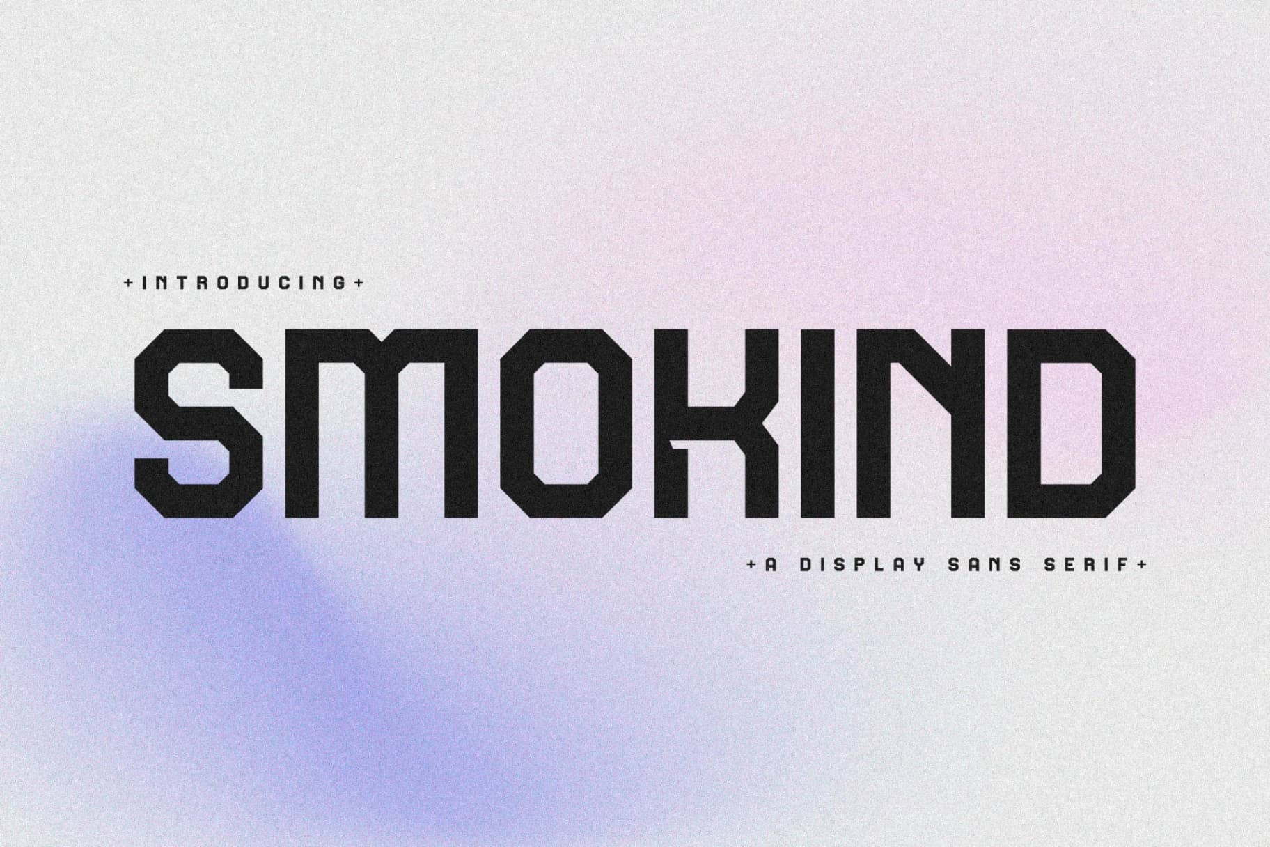 Preview of Smokind - Display Sans Serif Font font