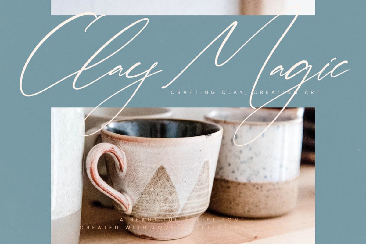 Preview 8 for Amsterdam Fieldstar – Beautiful Script Font