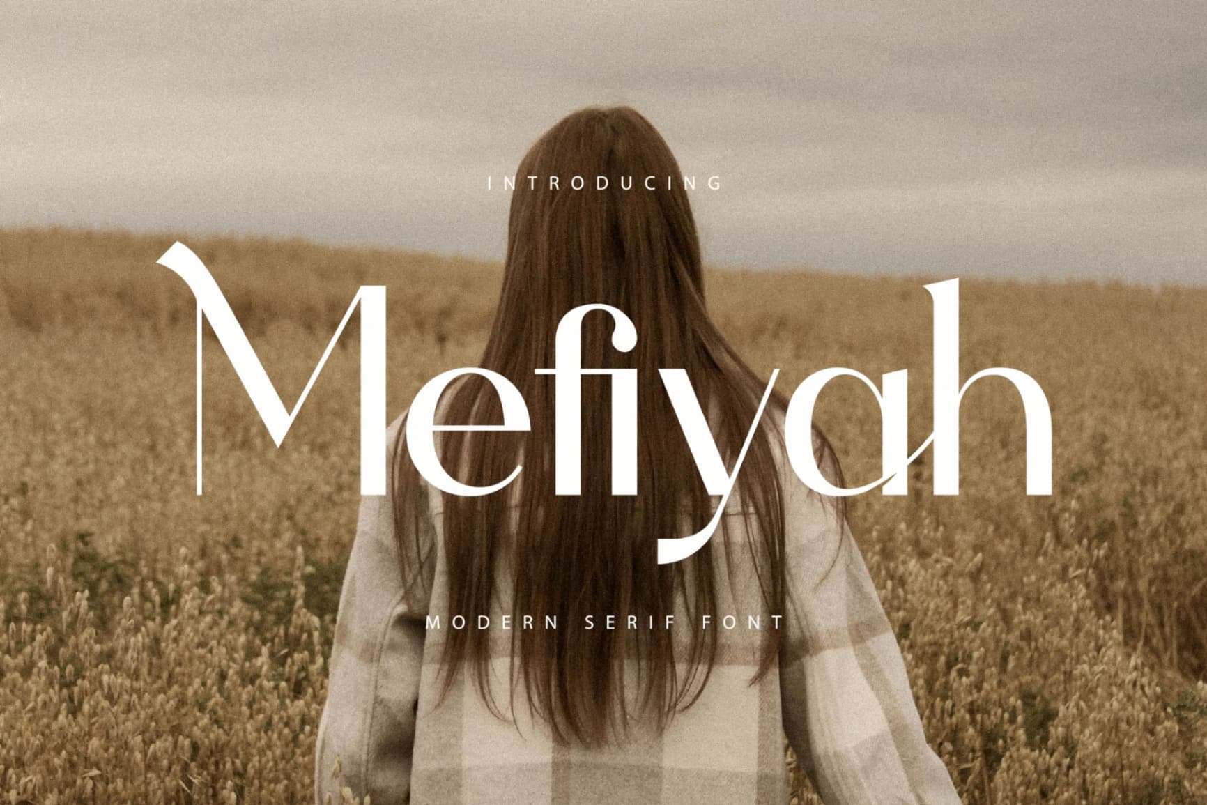 Preview of Mefiyah - Modern Serif Font font