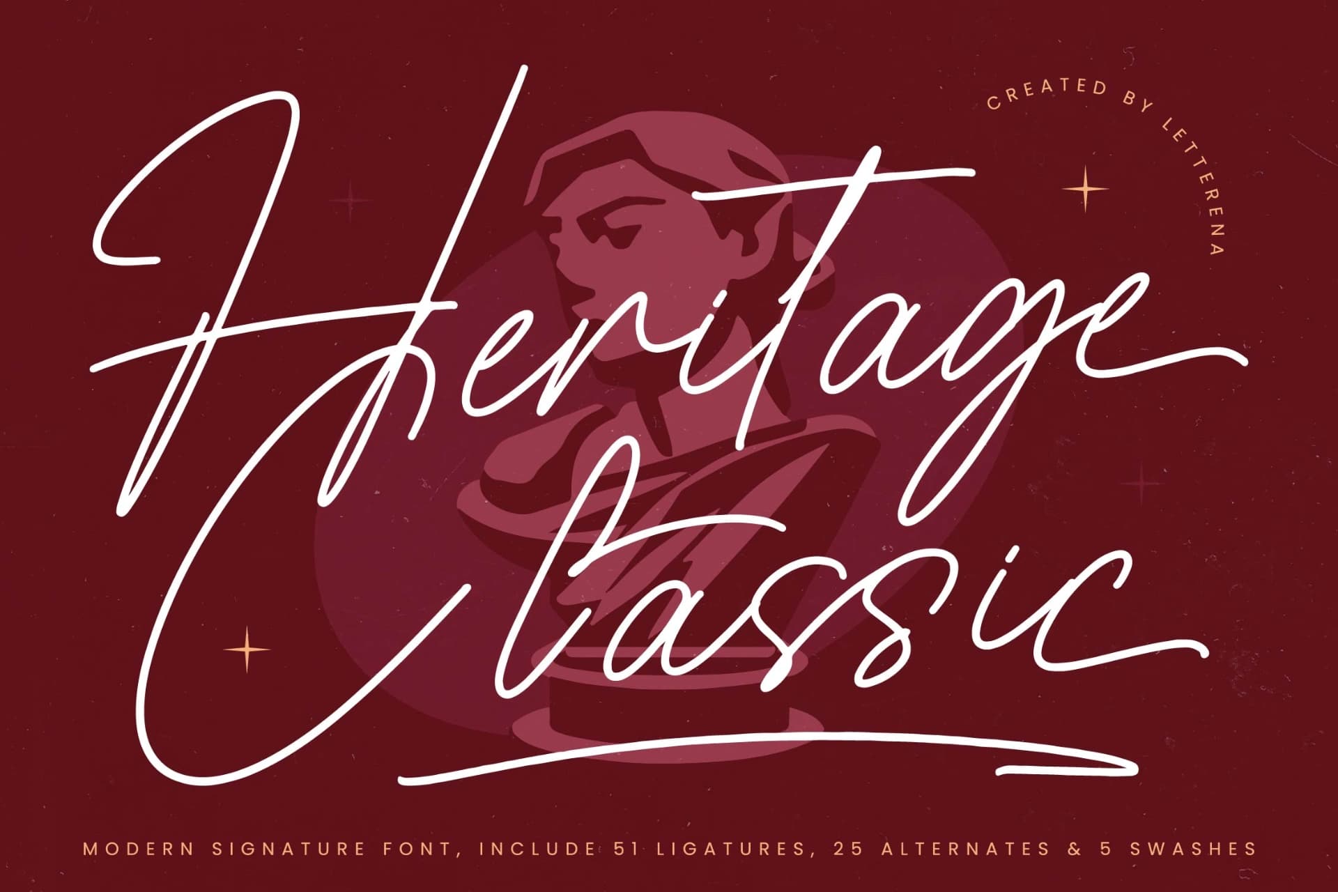 Preview of Heritage Classic – Modern Signature Font font