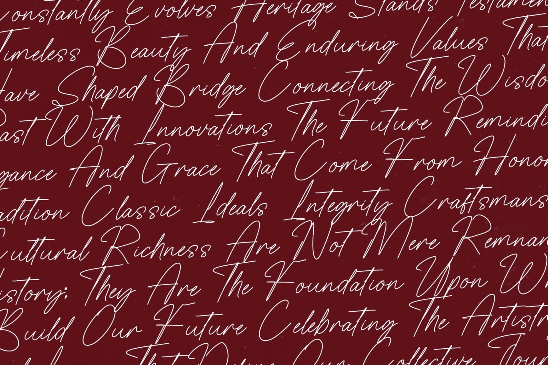 Preview 7 for Heritage Classic – Modern Signature Font