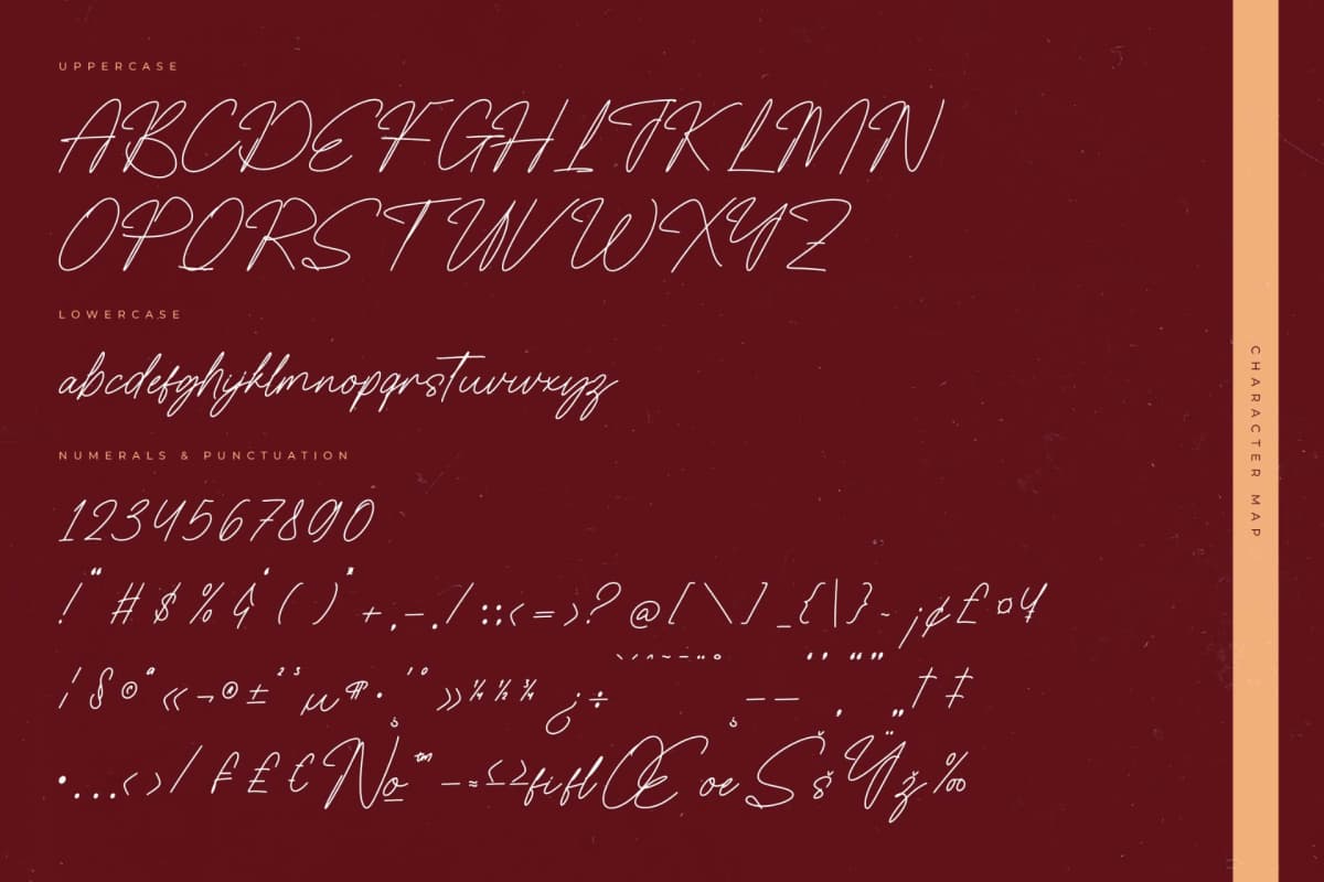 Preview 13 for Heritage Classic – Modern Signature Font