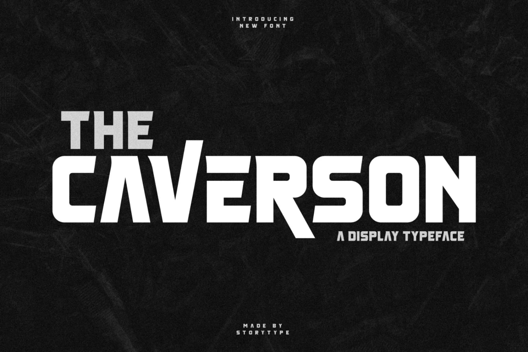 Preview of The Caverson - Display Typeface Font font