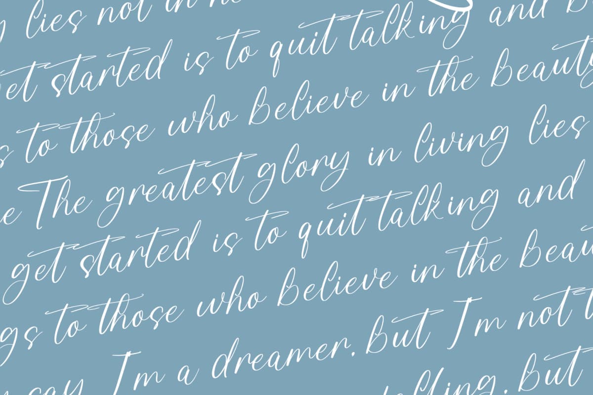 Preview 12 for Gestae Ardentia – Modern Handwritten Font