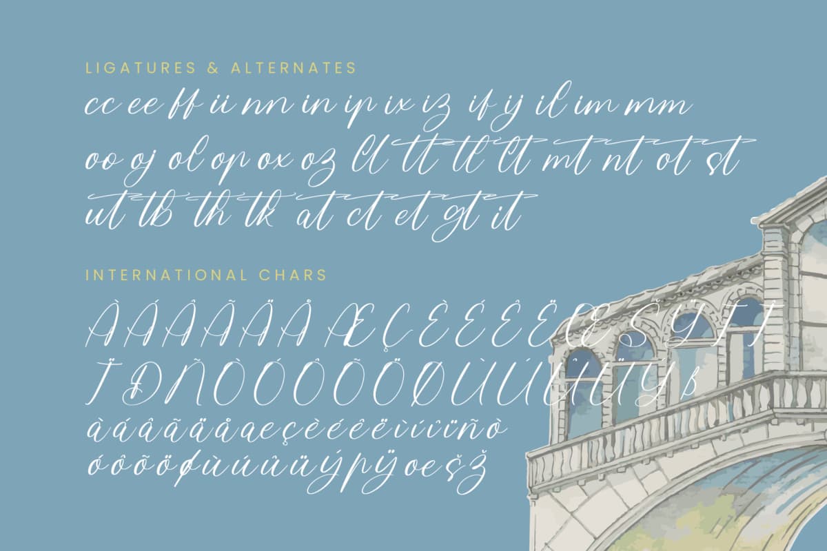 Preview 14 for Gestae Ardentia – Modern Handwritten Font