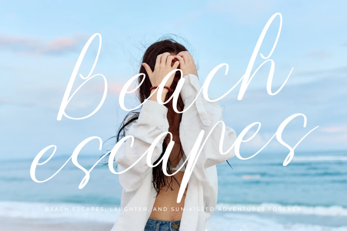 Preview 4 for Gestae Ardentia – Modern Handwritten Font