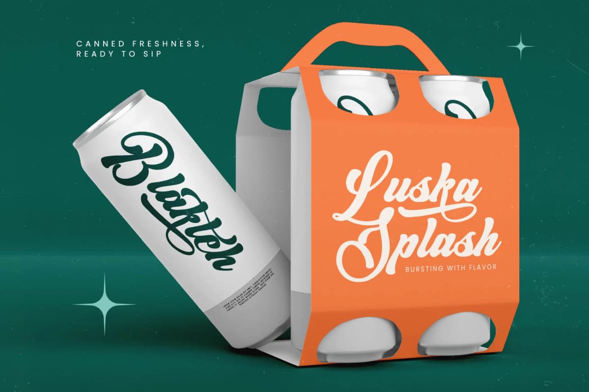 Wildtrip Nature – Modern Bold Script font preview 3