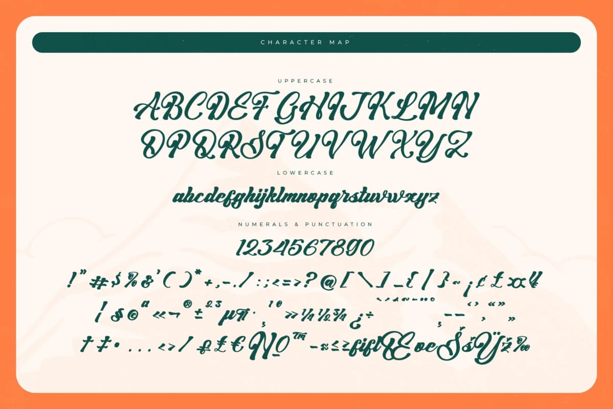 Preview 13 for Wildtrip Nature – Modern Bold Script