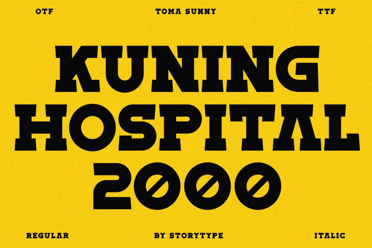 Toma Sunny - Slab Serif Font font preview 10
