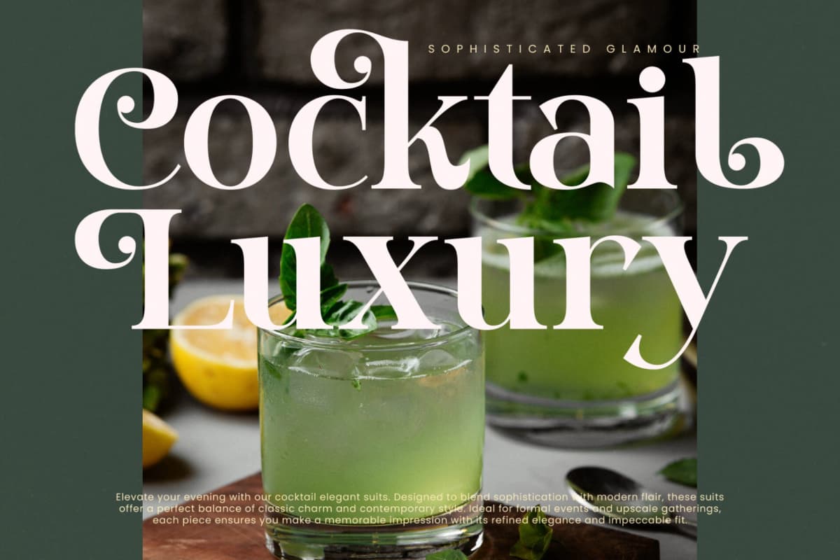 Majesty Goldera - Modern Serif Font font preview 5