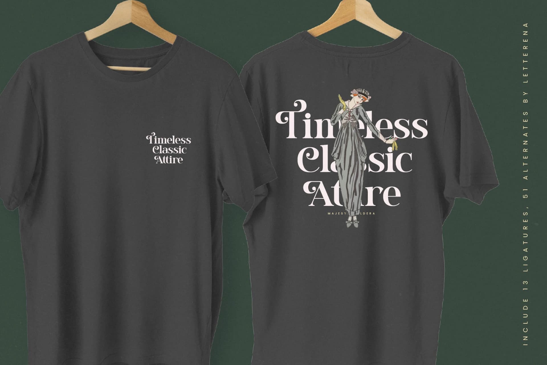 Preview 6 for Majesty Goldera - Modern Serif Font