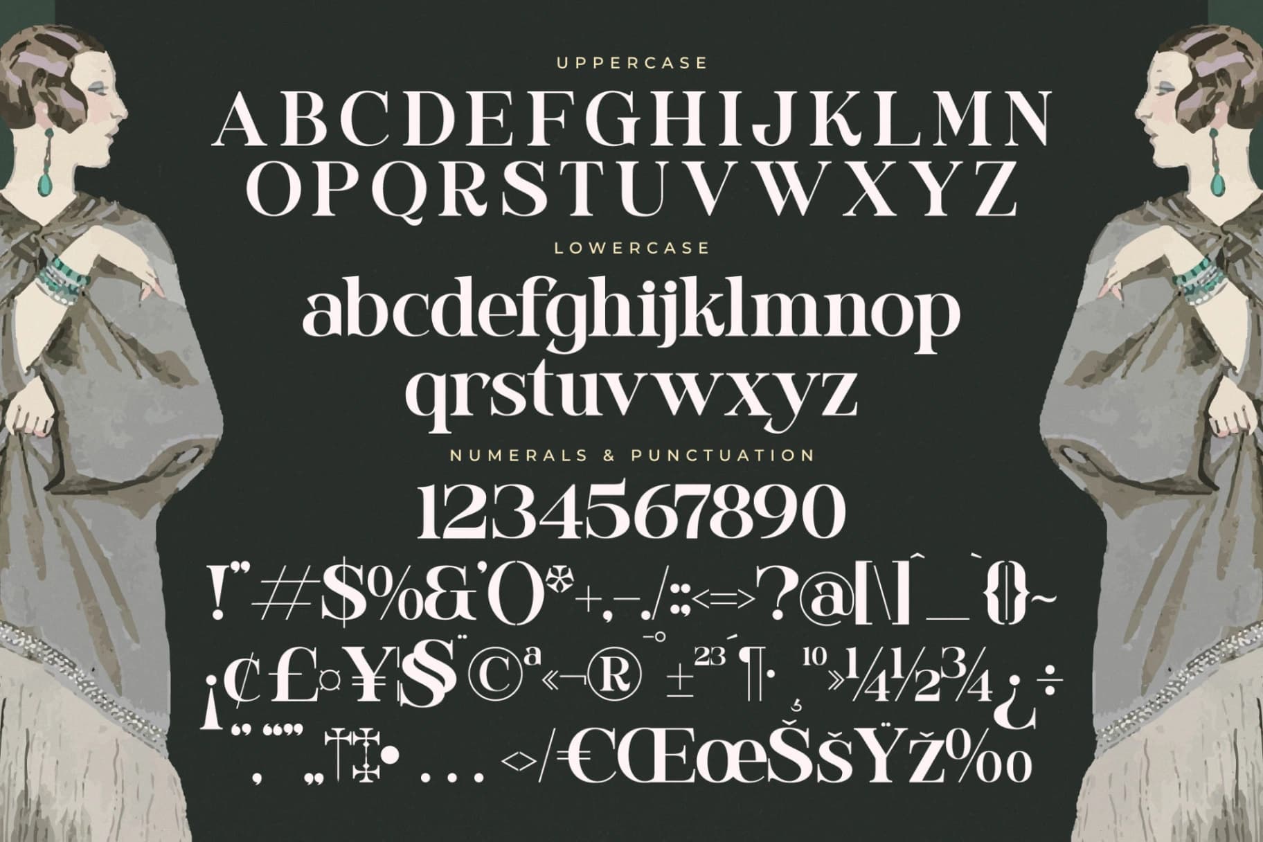 Preview 13 for Majesty Goldera - Modern Serif Font