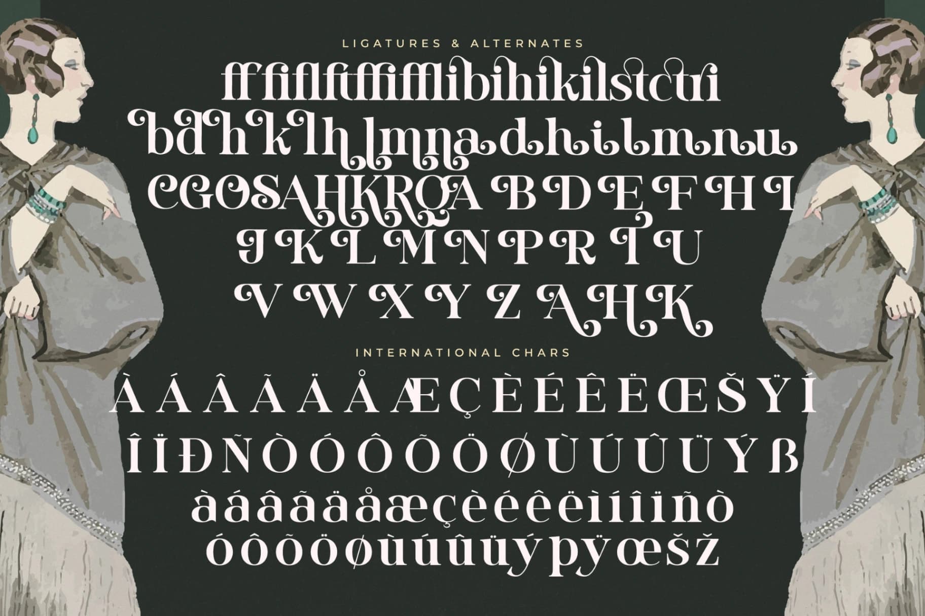Preview 14 for Majesty Goldera - Modern Serif Font