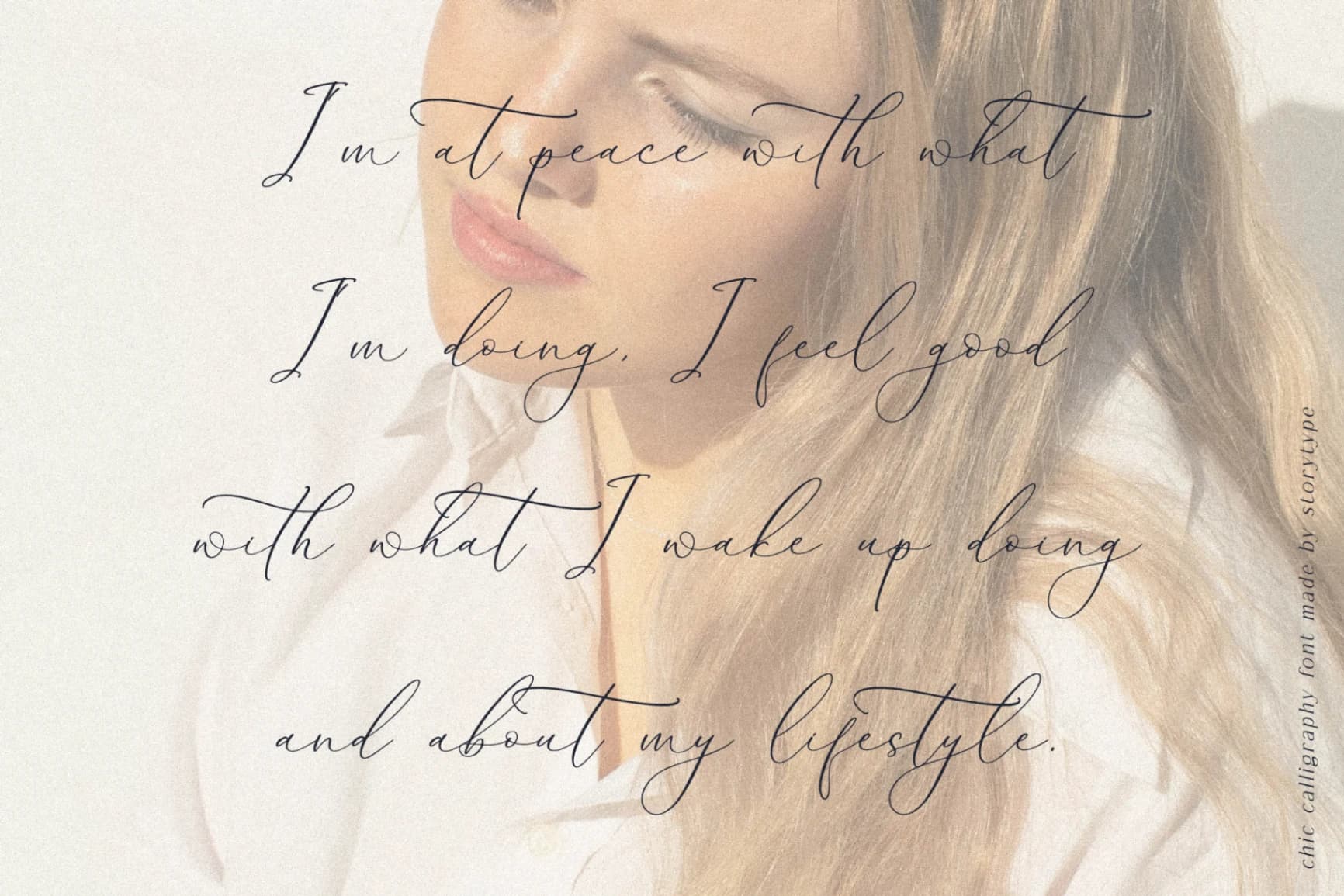 Preview 5 for Authentiue - Chic Calligraphy Font
