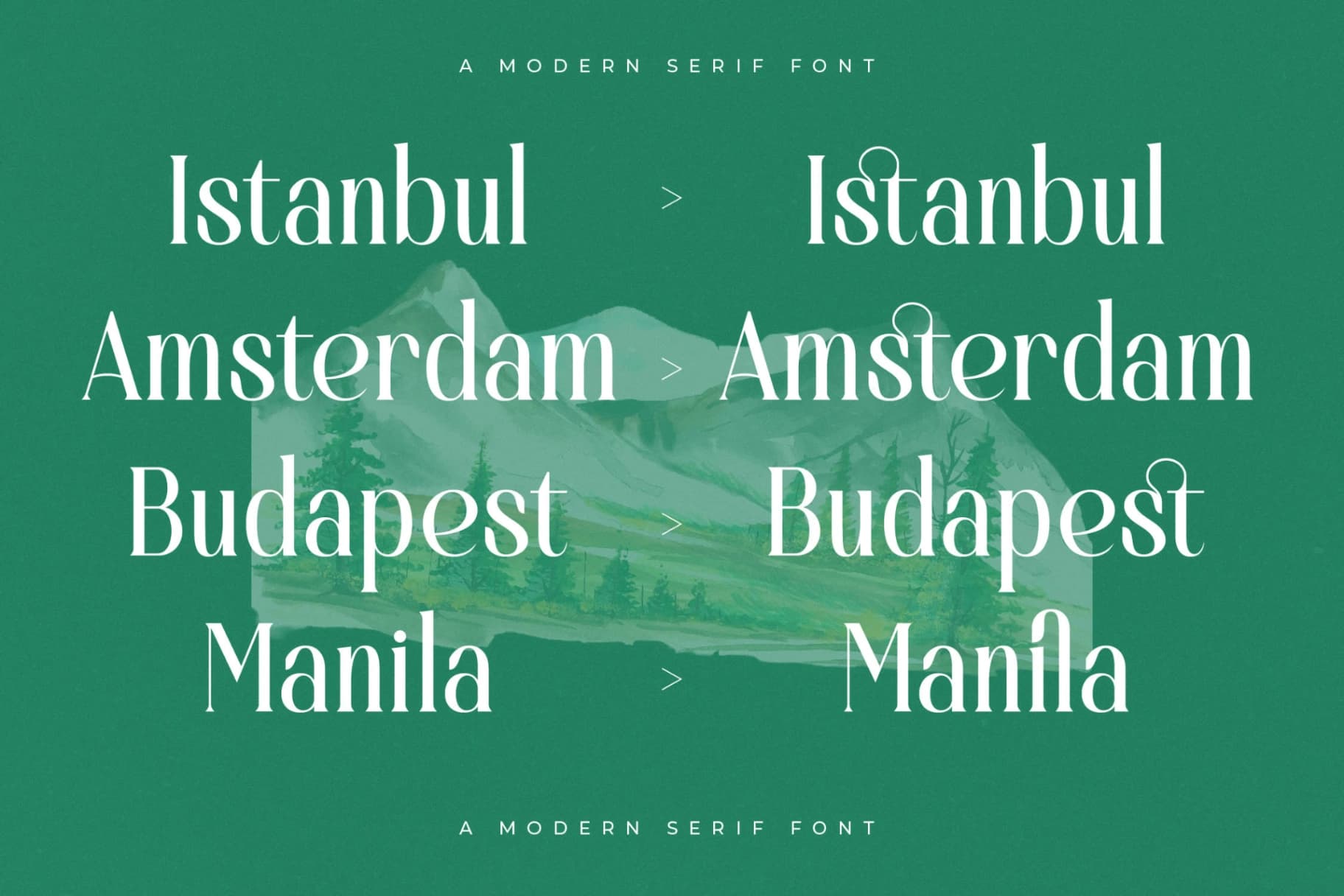 Preview 6 for Bastible – Modern Serif Font