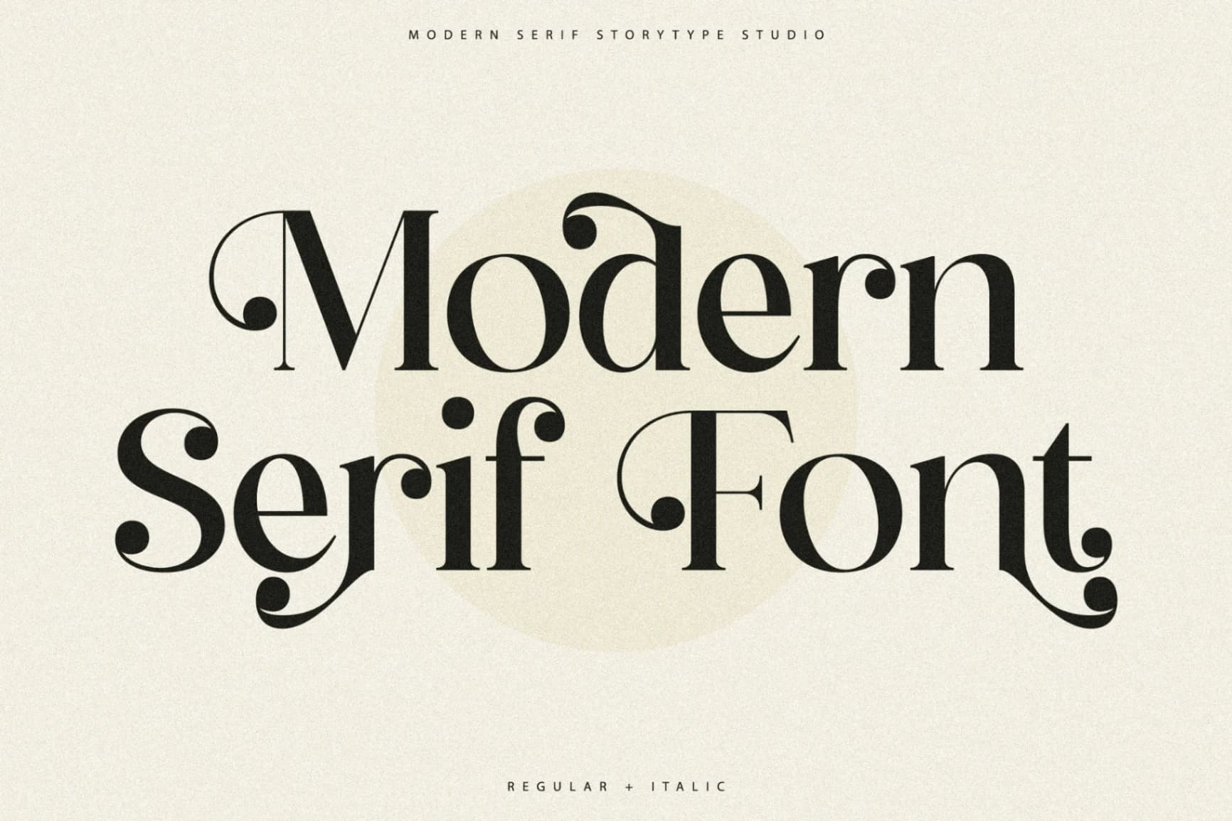 Preview 3 for Qelrage - Modern Serif Font