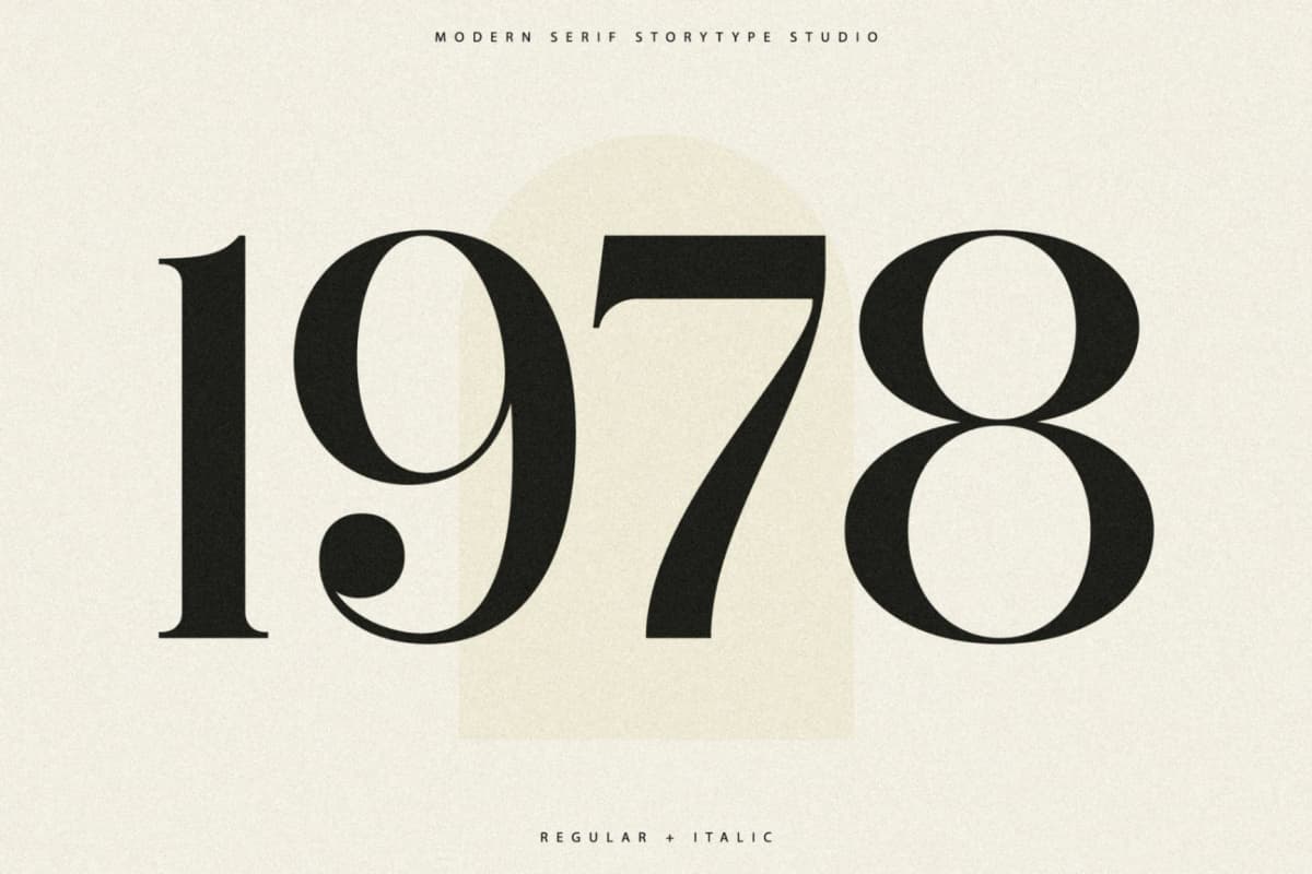 Preview 5 for Qelrage - Modern Serif Font