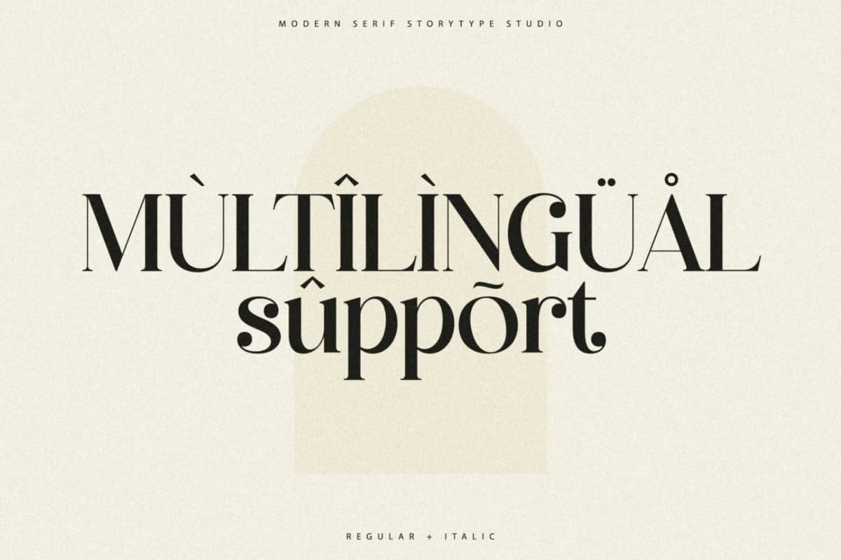 Preview 11 for Qelrage - Modern Serif Font