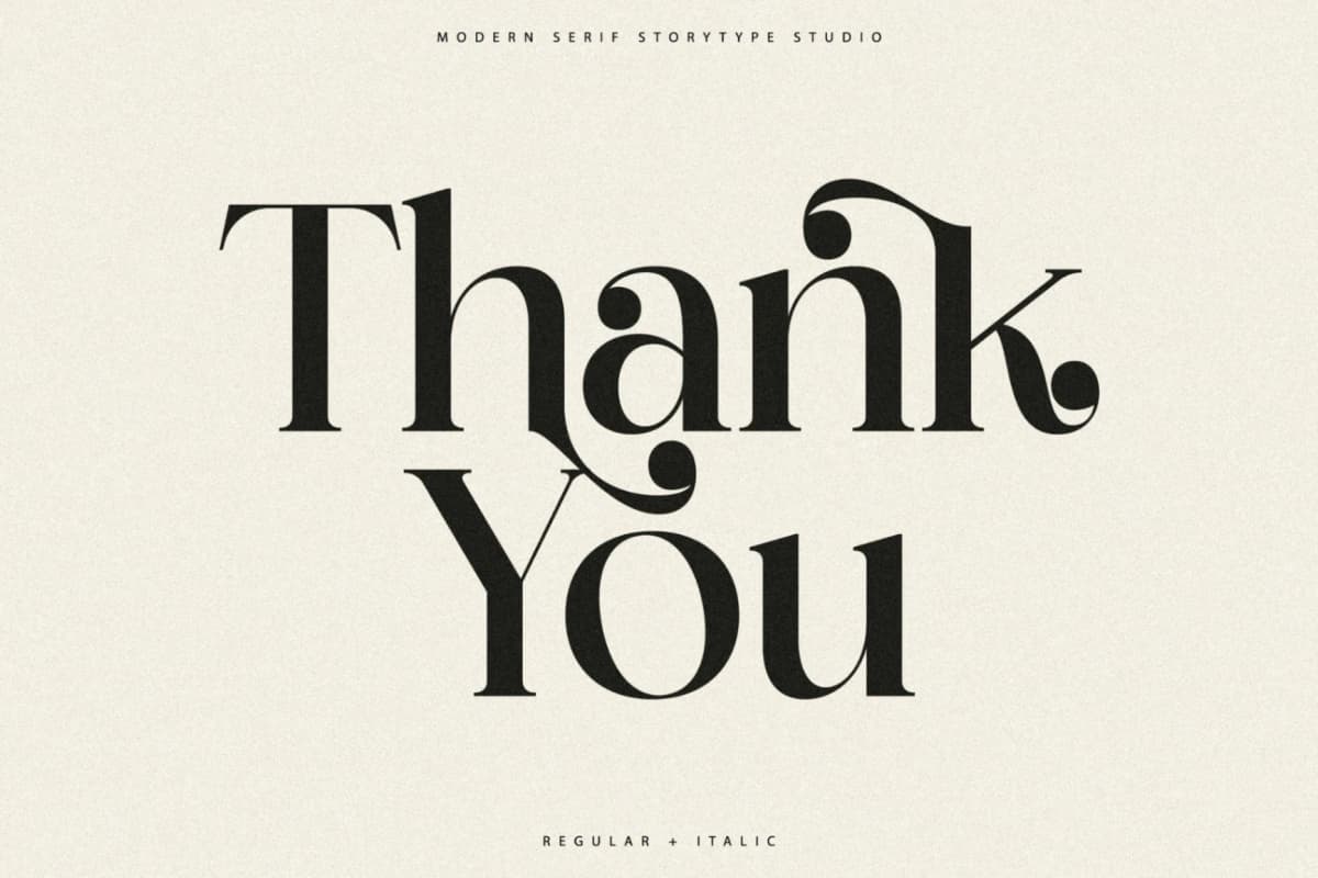 Preview 15 for Qelrage - Modern Serif Font