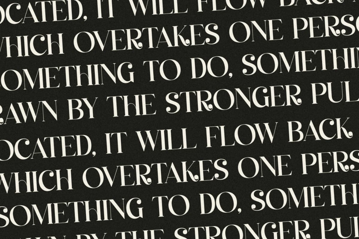 Preview 12 for Qelrage - Modern Serif Font