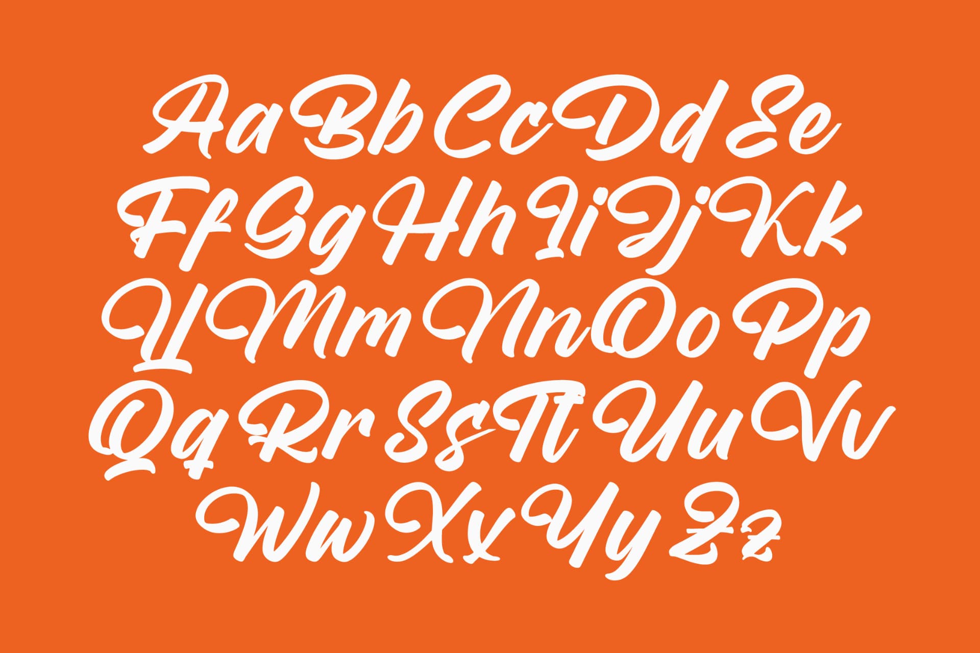 Preview 9 for Bently Rittero - Handwritten Font