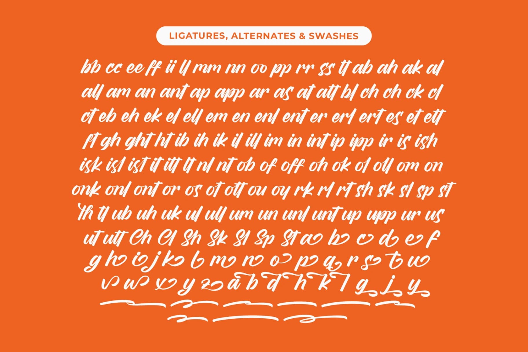 Preview 19 for Bently Rittero - Handwritten Font