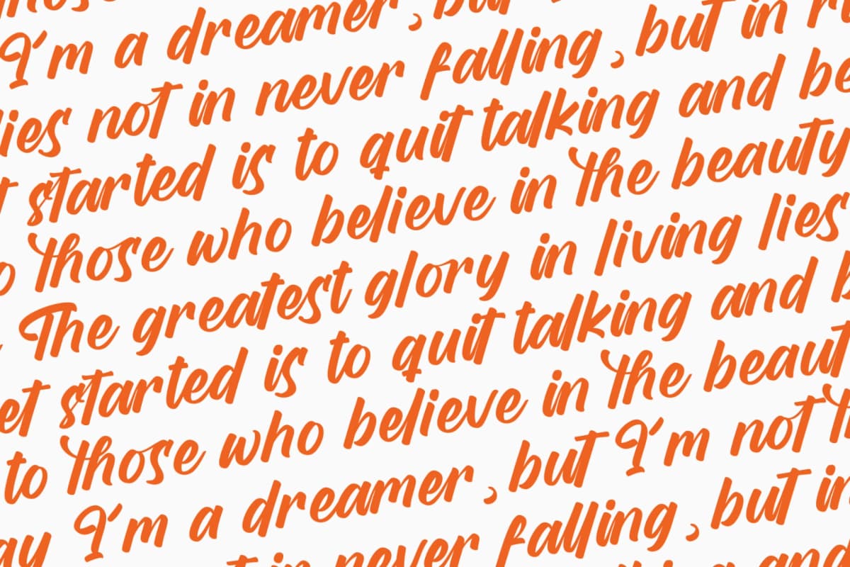 Bently Rittero - Handwritten Font font preview 14