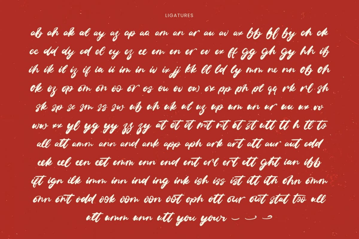 Preview 17 for Benton Achita - Bold Brush Font