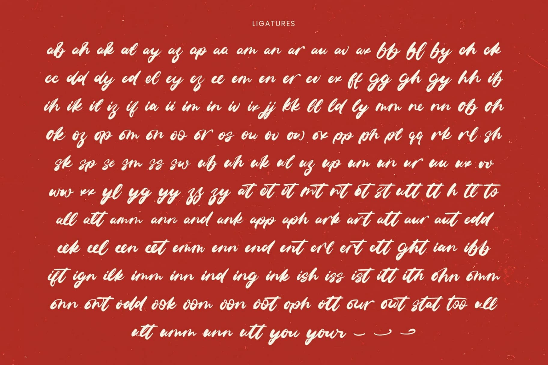 Preview 17 for Benton Achita - Bold Brush Font