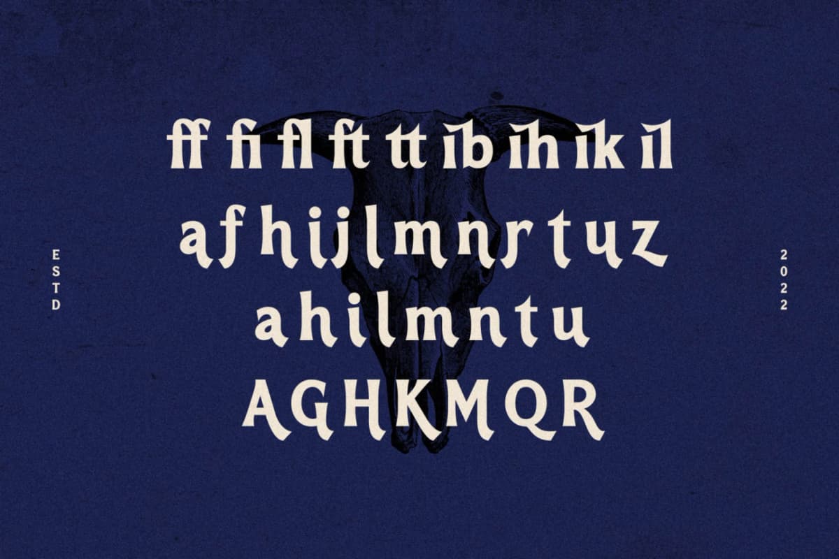 Mofeika - Display Serif Typeface font preview 13