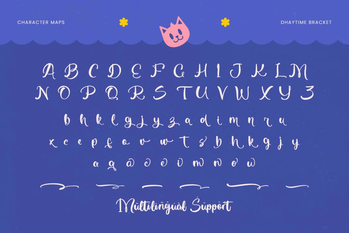 Preview 19 for Dhaytime - Bracket Bold Handwritten