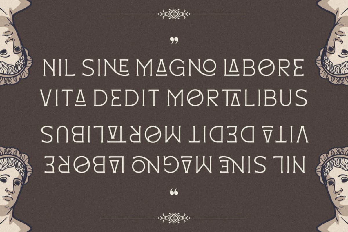 Mackenzin - Display Typeface Font font preview 4