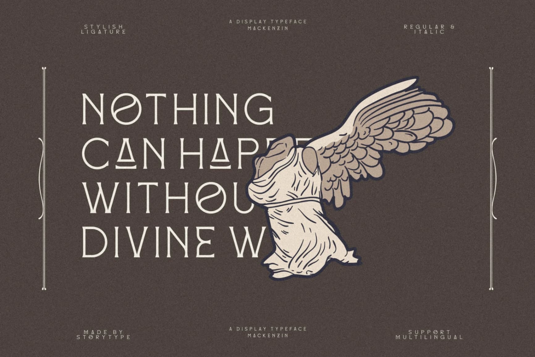 Preview 8 for Mackenzin - Display Typeface Font