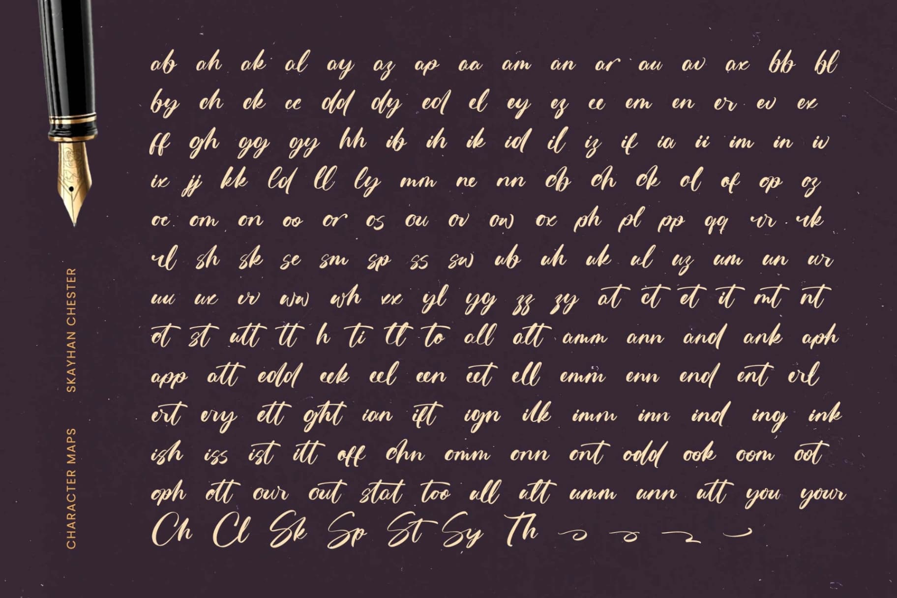 Preview 17 for Skayhan Chester - Bold Brush Font