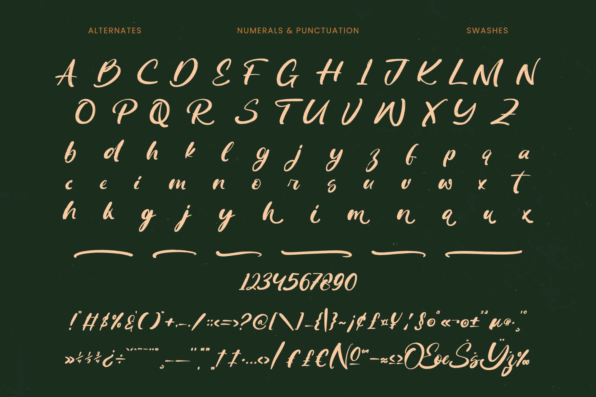 Preview 19 for Routine Oldnight - Modern Brush Font