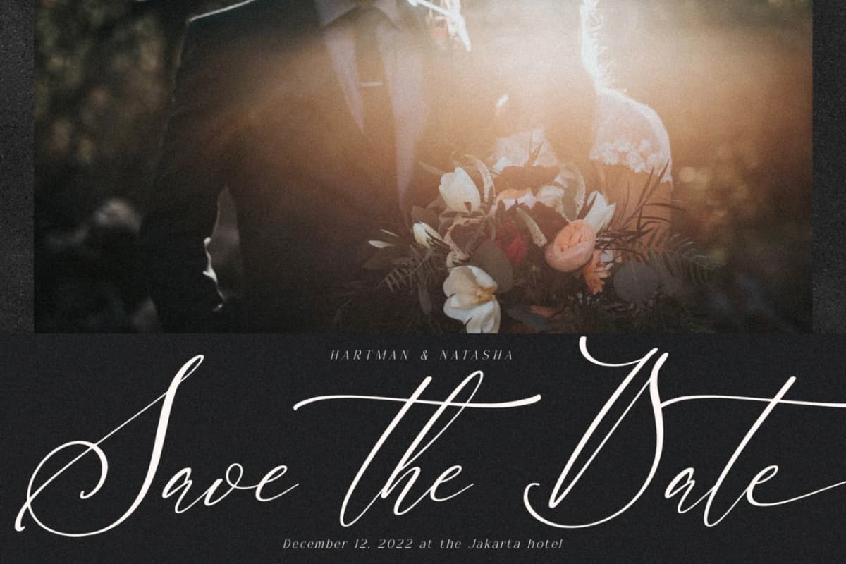 Preview 11 for Scarlet Flettcher - Elegant Calligraphy Font
