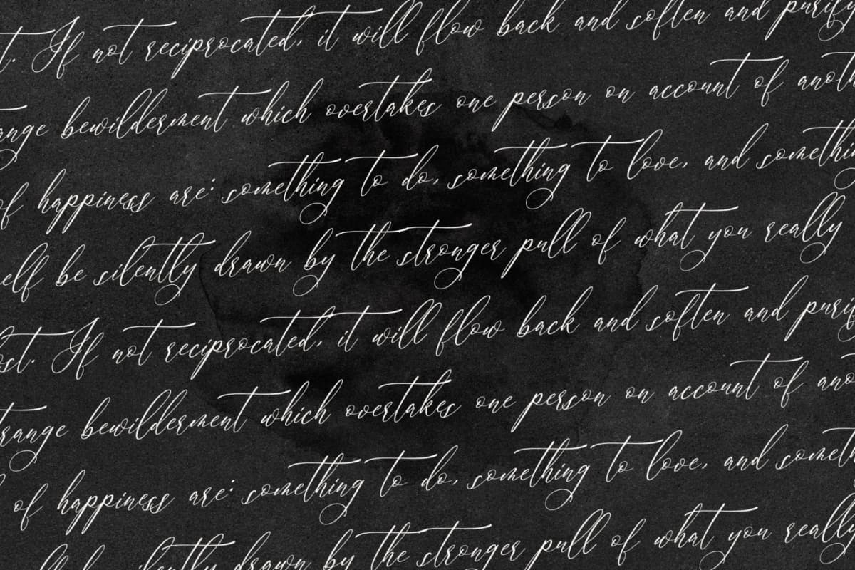 Preview 9 for Scarlet Flettcher - Elegant Calligraphy Font