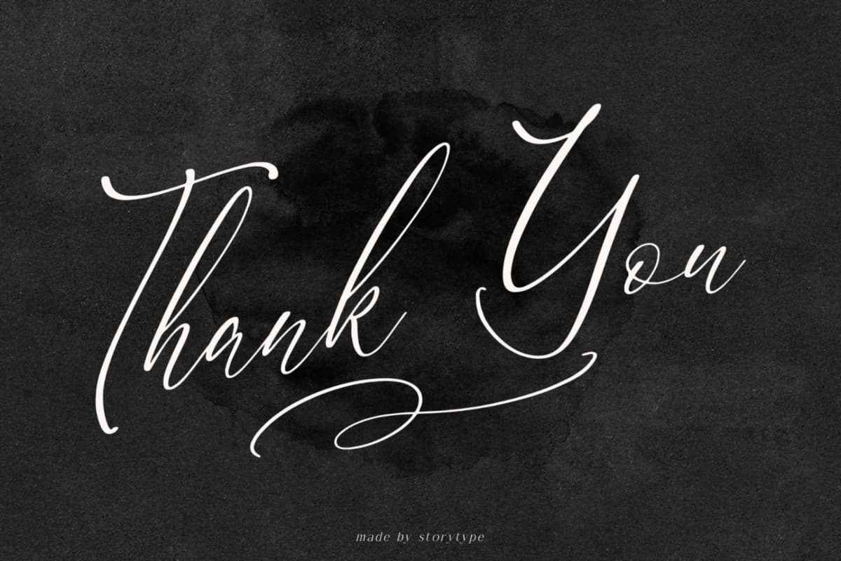 Preview 15 for Scarlet Flettcher - Elegant Calligraphy Font