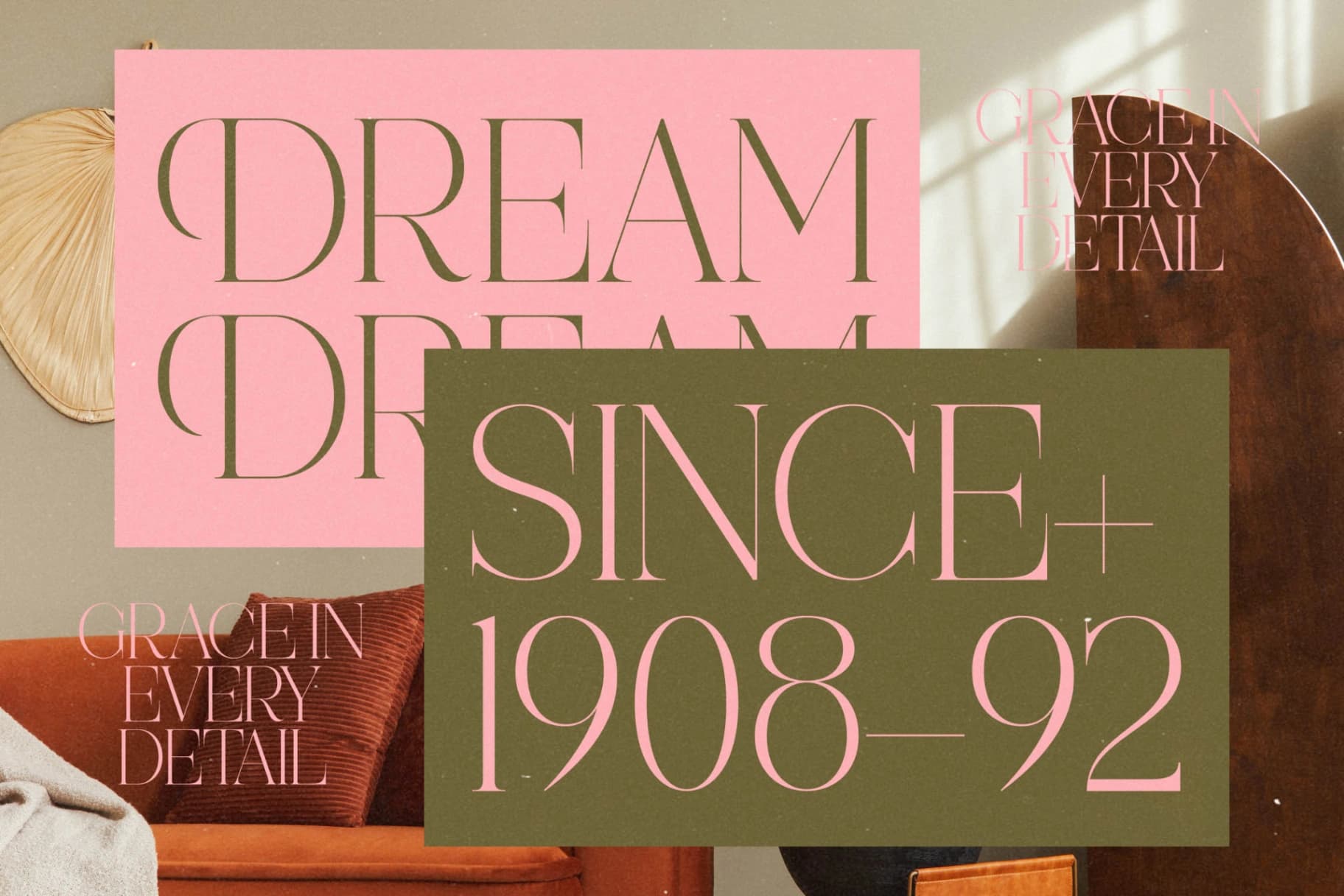 Preview 8 for Reaons - Elegant Thin Serif Font