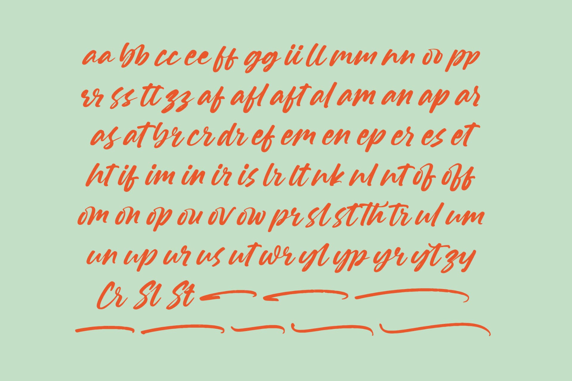 Preview 13 for Souther Daleska – Modern Brush Font