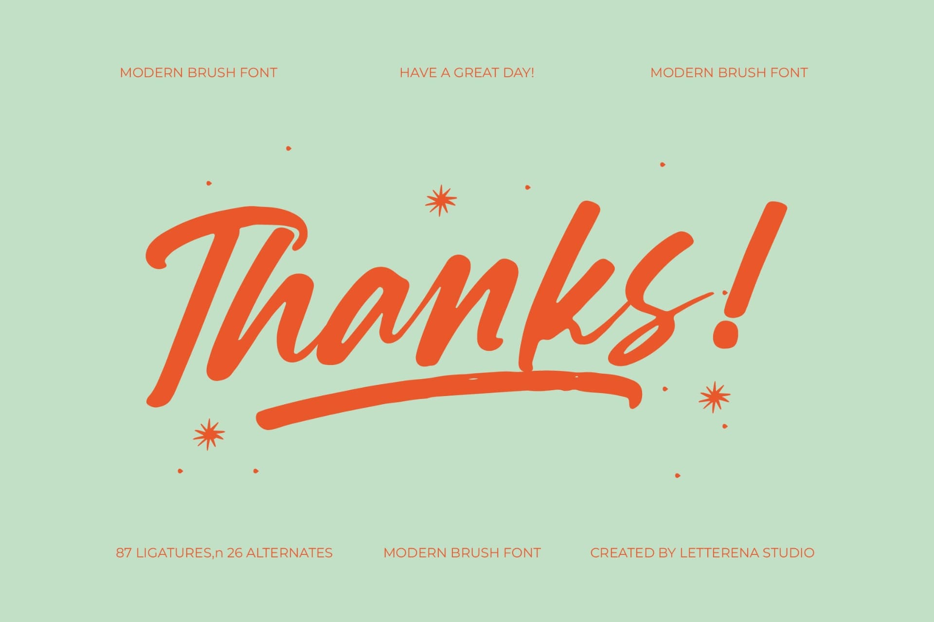 Preview 15 for Souther Daleska – Modern Brush Font