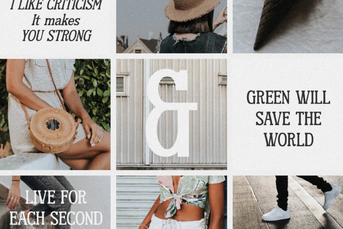 Nirtiery Quentin - Vintage Slab Font font preview 5