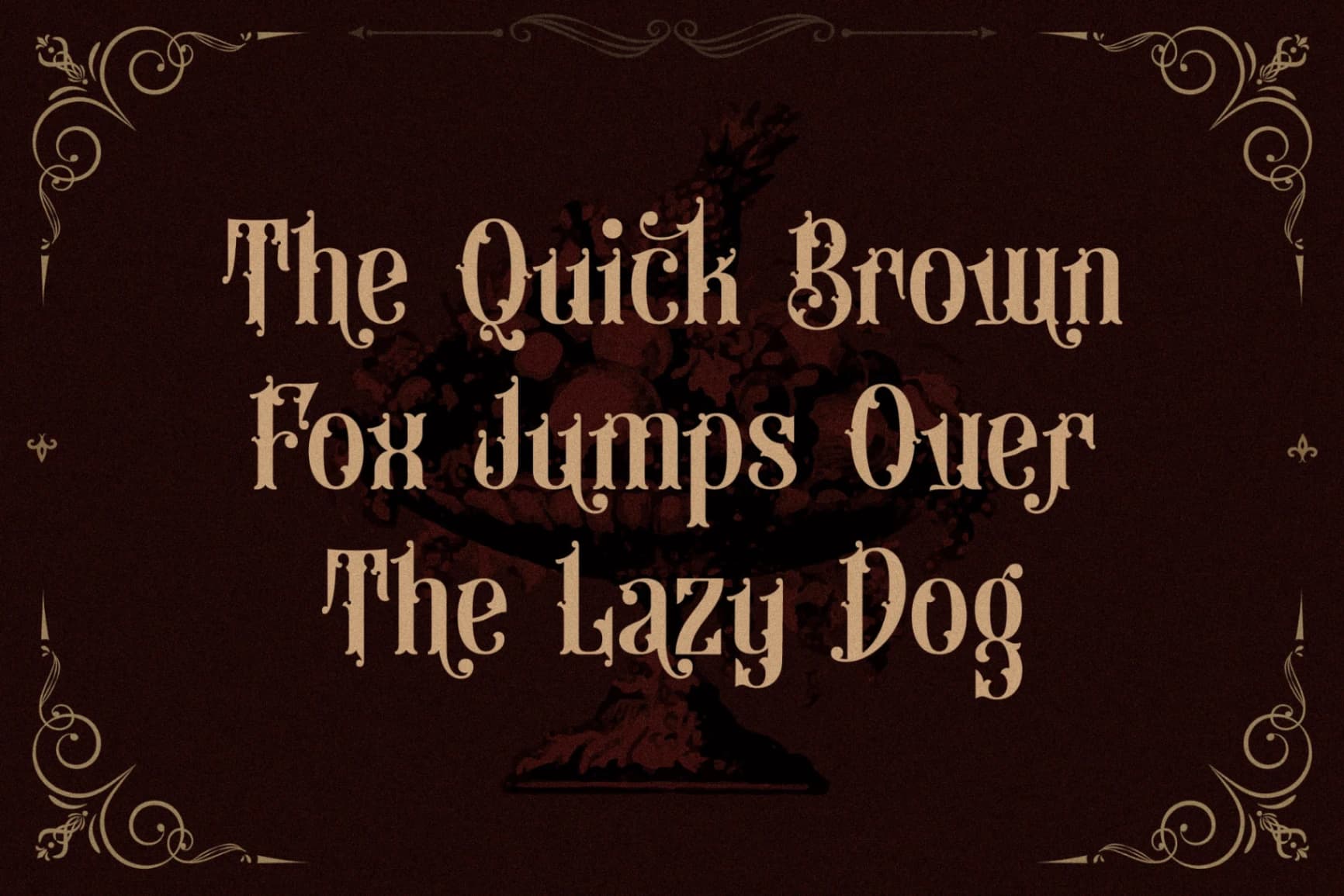 Preview 9 for The Warlock - Victorian Display Font