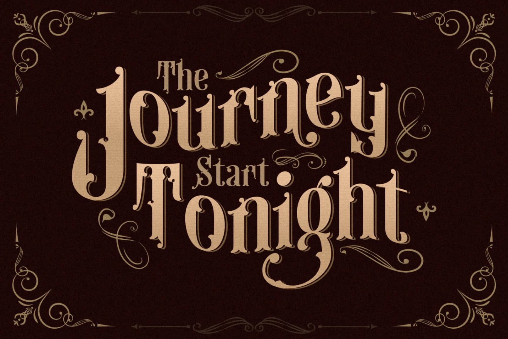 Preview 2 for The Warlock - Victorian Display Font