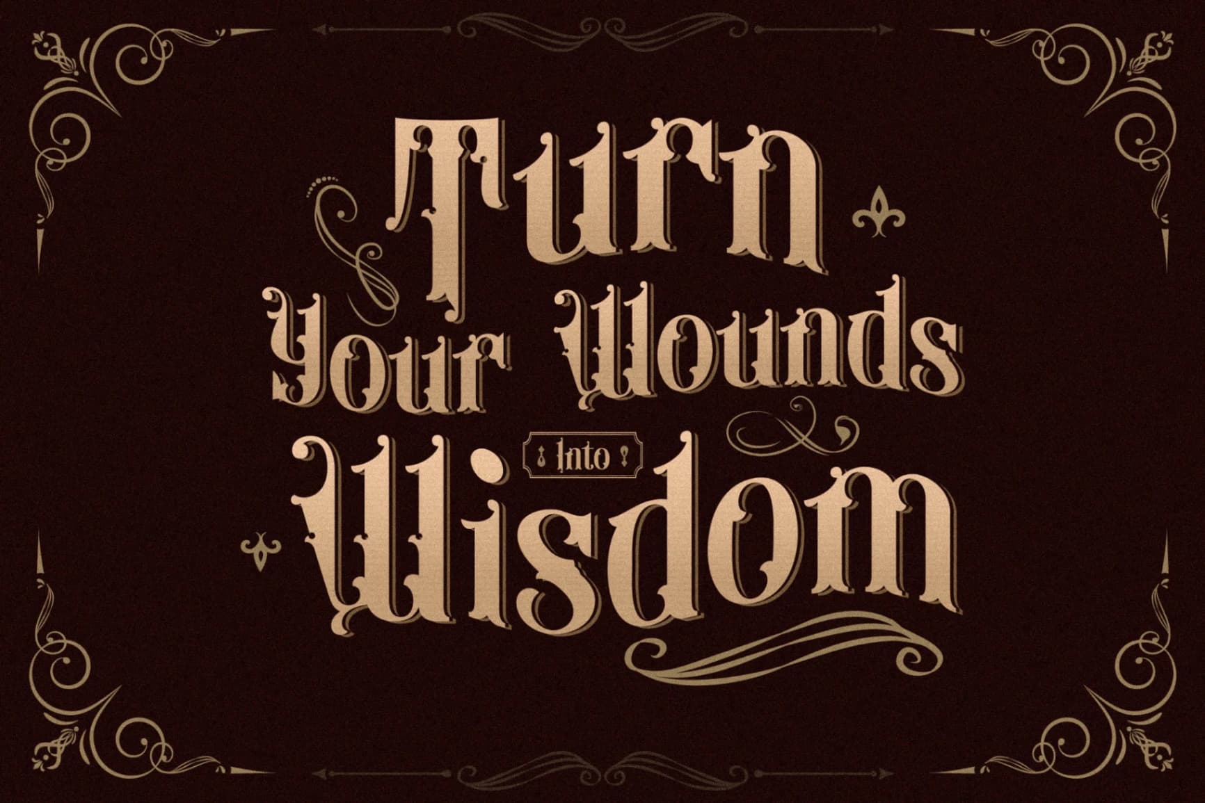 Preview 6 for The Warlock - Victorian Display Font