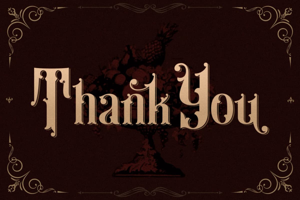 Preview 15 for The Warlock - Victorian Display Font